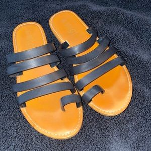 Black sandals